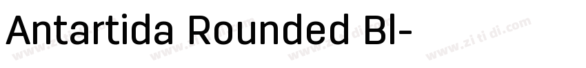 Antartida Rounded Bl字体转换